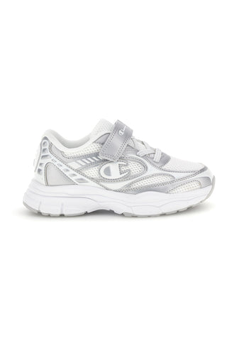 Sneakers bianche con strap e lacci elastici Champion RT25 U PS