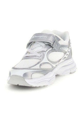 Sneakers bianche con strap e lacci elastici Champion RT25 U PS