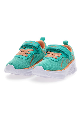 Aqua grün und orange Turnschuhe mit Riemen Champion HRO J G TD