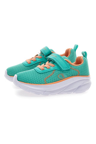 Aqua grün und orange Turnschuhe mit Riemen Champion HRO J G TD