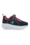 Schwarze und fuchsiafarbene Turnschuhe mit Riemen Champion HRO J G TD