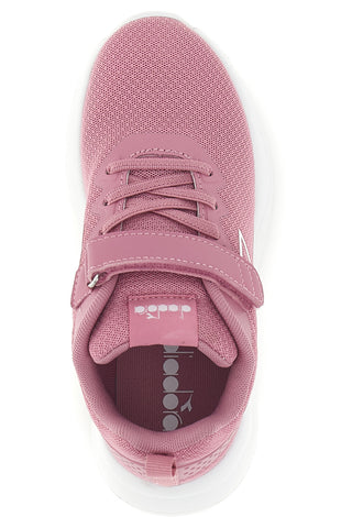 Sneakers rosa con chiusura a strappo Diadora Evo Run Ps