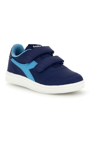 Diadora Bonny S Ps blau Turnschuhe mit doppelten Riemen