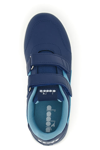 Diadora Bonny S Ps blau Turnschuhe mit doppelten Riemen