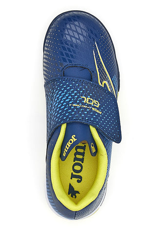 Blauer Fußballschuh mit Rasensohle Joma Gol Jr 2603