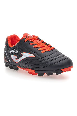 Scarpe da calcio nere e corallo fluo con tacchetti Joma TOJS2601HG