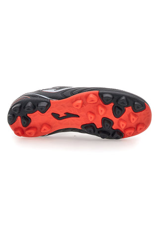 Schwarz und Koralle fluo Fußballschuhe mit Nieten Joma TOJS2601HG