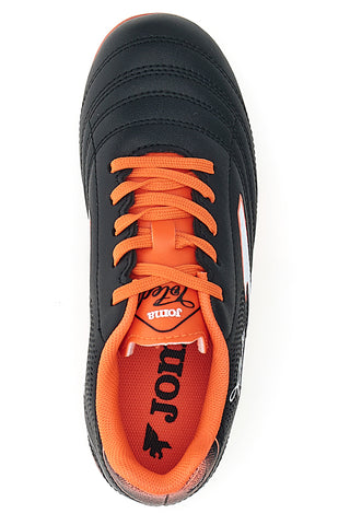 Schwarz und Koralle fluo Fußballschuhe mit Nieten Joma TOJS2601HG