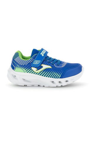 Blaue Sportschuhe mit Licht und Riemen Joma Aquiles Jr 2605