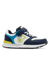 Blaue und weiße Turnschuhe mit Riemen Joma Tornado JR 2633