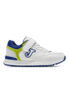 Blaue und weiße Turnschuhe mit Riemen Joma Tornado JR 2605
