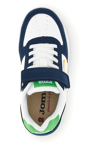 Scarpe sportive blu con chiusura a strappo e lacci Joma Pipe Jr 2603