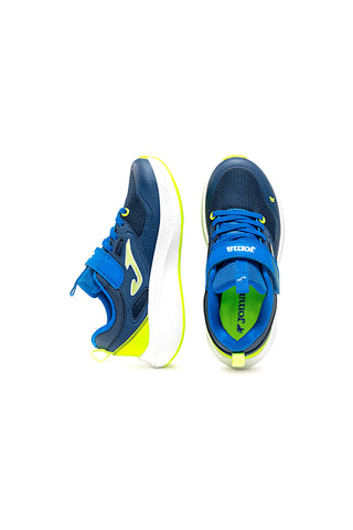 Scarpe da running blu e verde fluo con strappo Joma JFERRS2603V