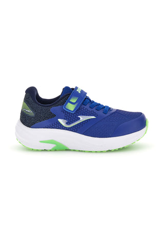 Blaue Sportschuhe mit Riemen und Schnürsenkel Joma Speed Jr 2604