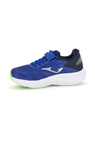 Blaue Sportschuhe mit Riemen und Schnürsenkel Joma Speed Jr 2604
