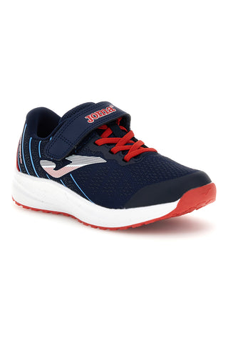 Scarpe da running blu con strappo e lacci elastici Joma Victory Jr 2603