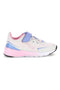 Weiße Turnschuhe mit Riemen und farbigen Einsätzen Fila Crusher V Kids FFK0076