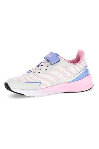 Weiße Turnschuhe mit Riemen und farbigen Einsätzen Fila Crusher V Kids FFK0076