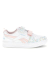 Sneakers bianche con stampa floreale e doppio strappo Reebok Royal Prime 2.0 Two Strap Hoop & Loop