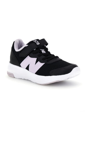 Scarpe da ginnastica nere con inserti lilla e soletta estraibile New balance 578