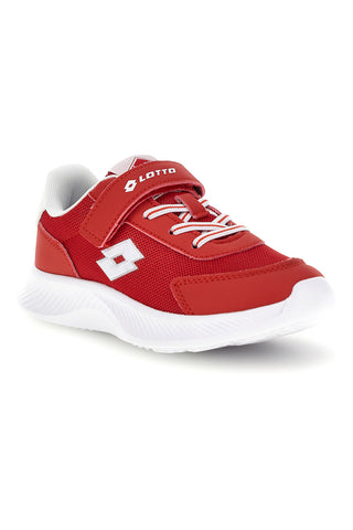 Scarpe da ginnastica rosse con chiusura a strappo e memory foam Lotto RUN 90 AMF CL S