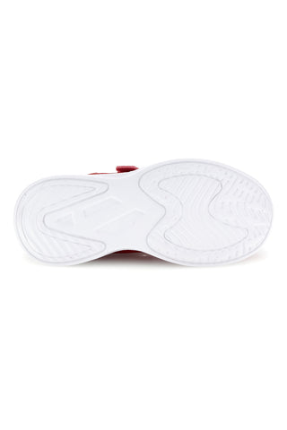 Scarpe da ginnastica rosse con chiusura a strappo e memory foam Lotto RUN 90 AMF CL S
