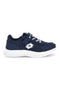 Scarpe da ginnastica blu con chiusura a strappo e memory foam Lotto RUN 90 AMF CL S