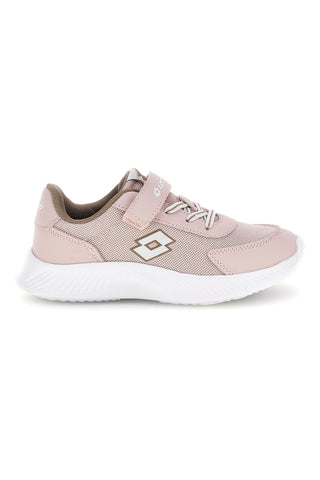 Rosa Turnschuhe mit Riemenverschluss und Memory Foam Lotto RUN 90 AMF CL S