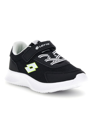 Scarpe da ginnastica nere con chiusura a strappo e memory foam Lotto RUN 90 AMF CL S