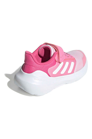 Atmungsaktive rosa Sneakers mit Klettverschluss Adidas Tensaur Run 3.0 EL C