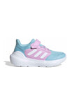 Atmungsaktive Sneakers in Blau und Lila mit Klettverschluss Adidas Tensaur Run 3.0 EL C
