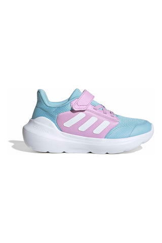 Atmungsaktive Sneakers in Blau und Lila mit Klettverschluss Adidas Tensaur Run 3.0 EL C