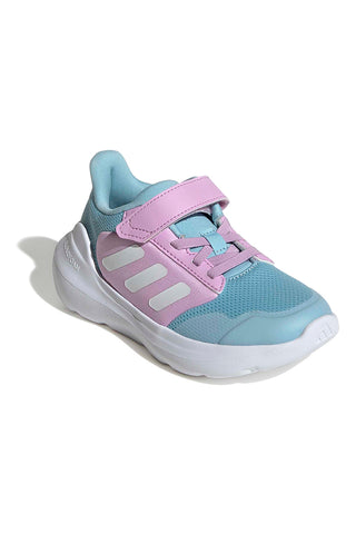 Atmungsaktive Sneakers in Blau und Lila mit Klettverschluss Adidas Tensaur Run 3.0 EL C