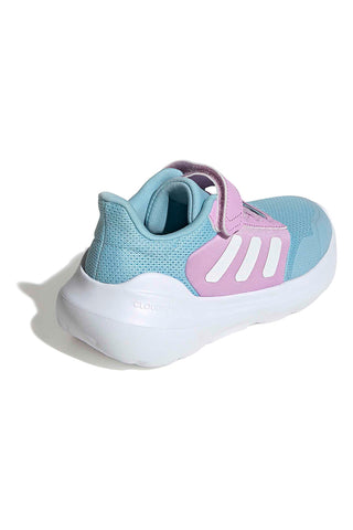Atmungsaktive Sneakers in Blau und Lila mit Klettverschluss Adidas Tensaur Run 3.0 EL C