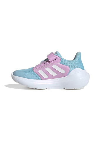 Atmungsaktive Sneakers in Blau und Lila mit Klettverschluss Adidas Tensaur Run 3.0 EL C