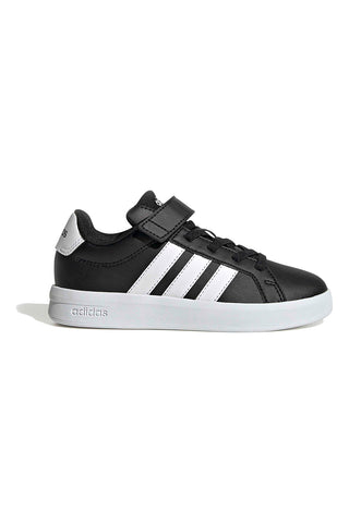 Sneakers nere con dettagli bianchi e chiusura a strappo Adidas Grand Court 3.0 El C