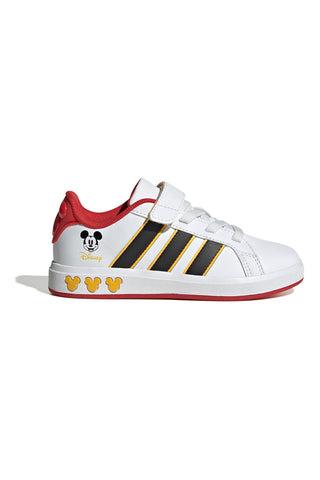 Sneakers bianche con dettagli Topolino Grand Court Mickey EL K Adidas