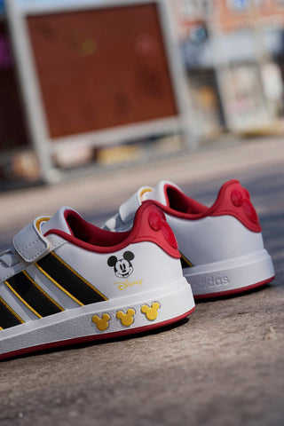Weiße Sneakers mit Mickey-Mouse-Details Grand Court Mickey EL K Adidas