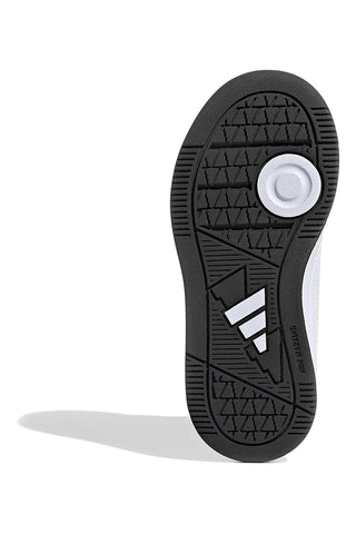 Weiße Sneakers mit Klettverschluss und abriebfester Sohle Adidas Tensaur Sport 3.0 CF K für Kinder