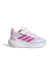 Lila und rosa Sneakers mit Klettverschluss Adidas Runfalcon 5 El I