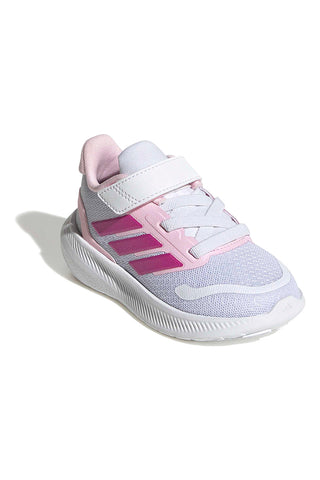 Lila und rosa Sneakers mit Klettverschluss Adidas Runfalcon 5 El I