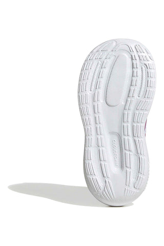 Lila und rosa Sneakers mit Klettverschluss Adidas Runfalcon 5 El I