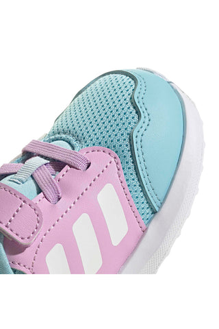 Sneakers in Hellblau und Lila mit Klettverschluss Adidas Tensaur Run 3.0 EL I