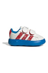 Weiße Sneakers mit Bubblecomfy-Sohle und Spider-Man-Details Adidas Grand Court Spider-Man CF I