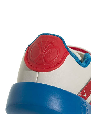 Weiße Sneakers mit Bubblecomfy-Sohle und Spider-Man-Details Adidas Grand Court Spider-Man CF I