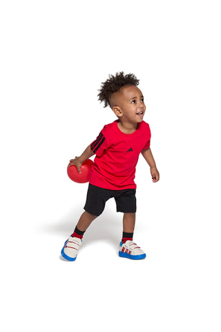 Weiße Sneakers mit Bubblecomfy-Sohle und Spider-Man-Details Adidas Grand Court Spider-Man CF I