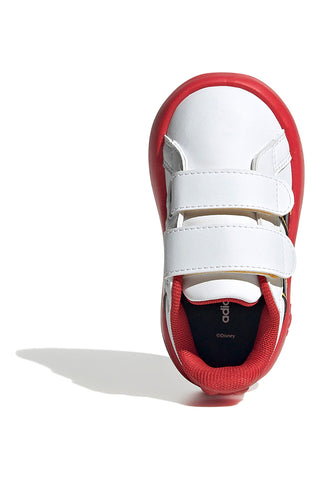 Weiße Sneakers mit roter Sohle und Mickey-Details Adidas Grand Court Mickey CF I