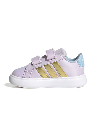 Lila Sneakers mit Frozen-Details und EVA-Sohle Adidas Grand Court Elsa I