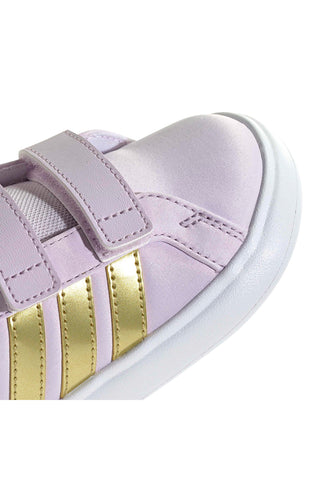 Sneakers lilla con dettagli Frozen e suola EVA Adidas Grand Court Elsa I