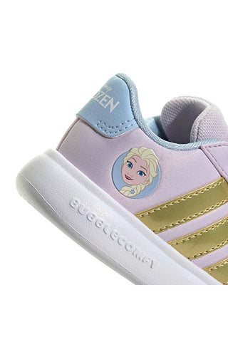 Sneakers lilla con dettagli Frozen e suola EVA Adidas Grand Court Elsa I
